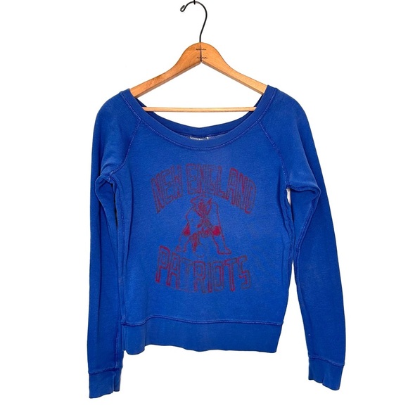 Junk Food | New England Patriots Throwback Sweatshirt Size Small - Picture 1 of 11